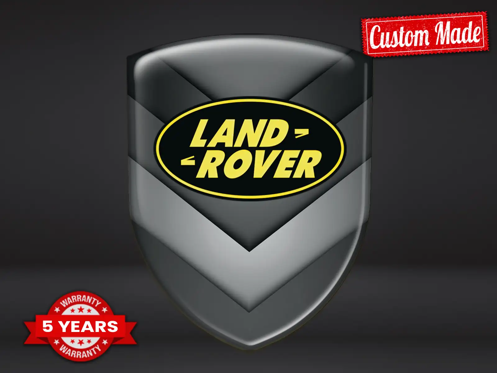 Land Rover Etichetta Impermeabile Durevole Professionale Minimale
